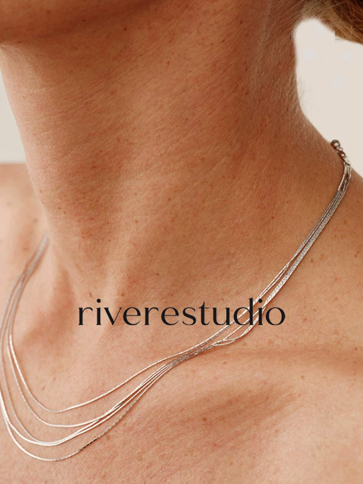 Serpentina Layered Snake Chain Necklace
