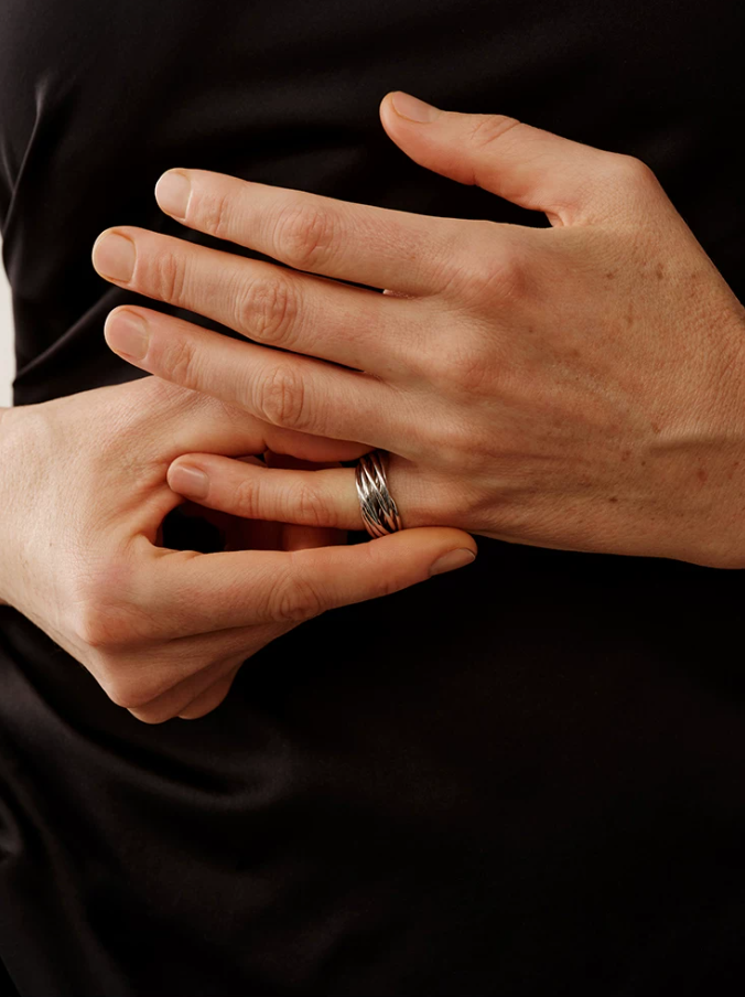 Aurelio Multi-Band Sterling Silver Ring