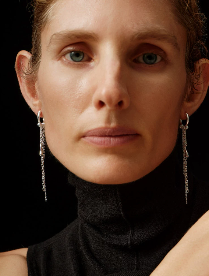 Sorella Fringe Abstract Earrings
