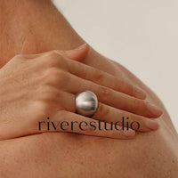Velaro Matte Brushed Artisan Ring