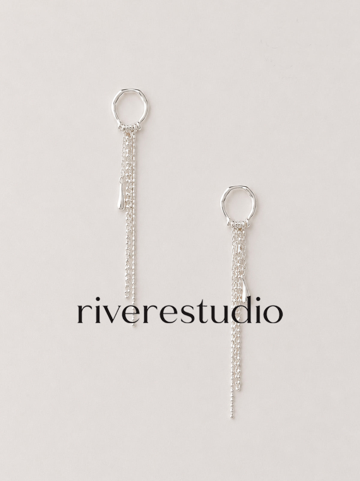 Sorella Fringe Abstract Earrings