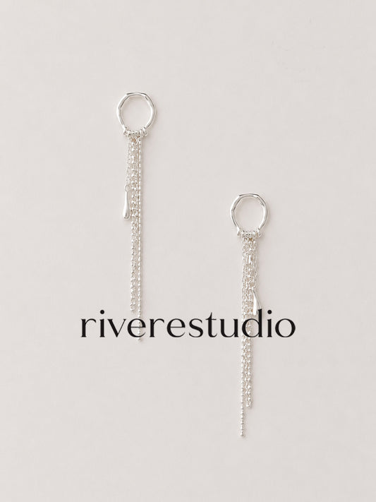 Sorella Fringe Abstract Earrings