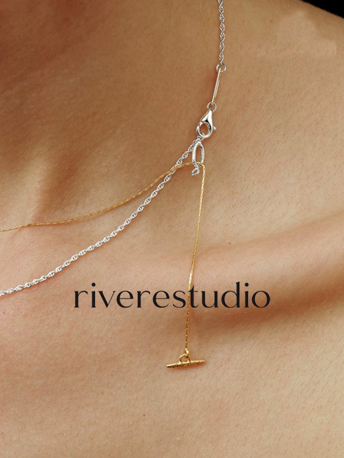 Venetia Gold Snakebone Necklace