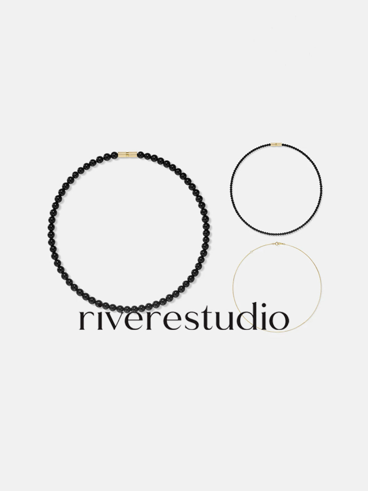 Nocturne Black Onyx Layered Necklace