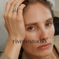 Oro Piegato Wrinkle Texture Gold Ring