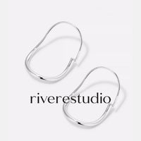 Noir Atelier Sculpted Silver Earrings