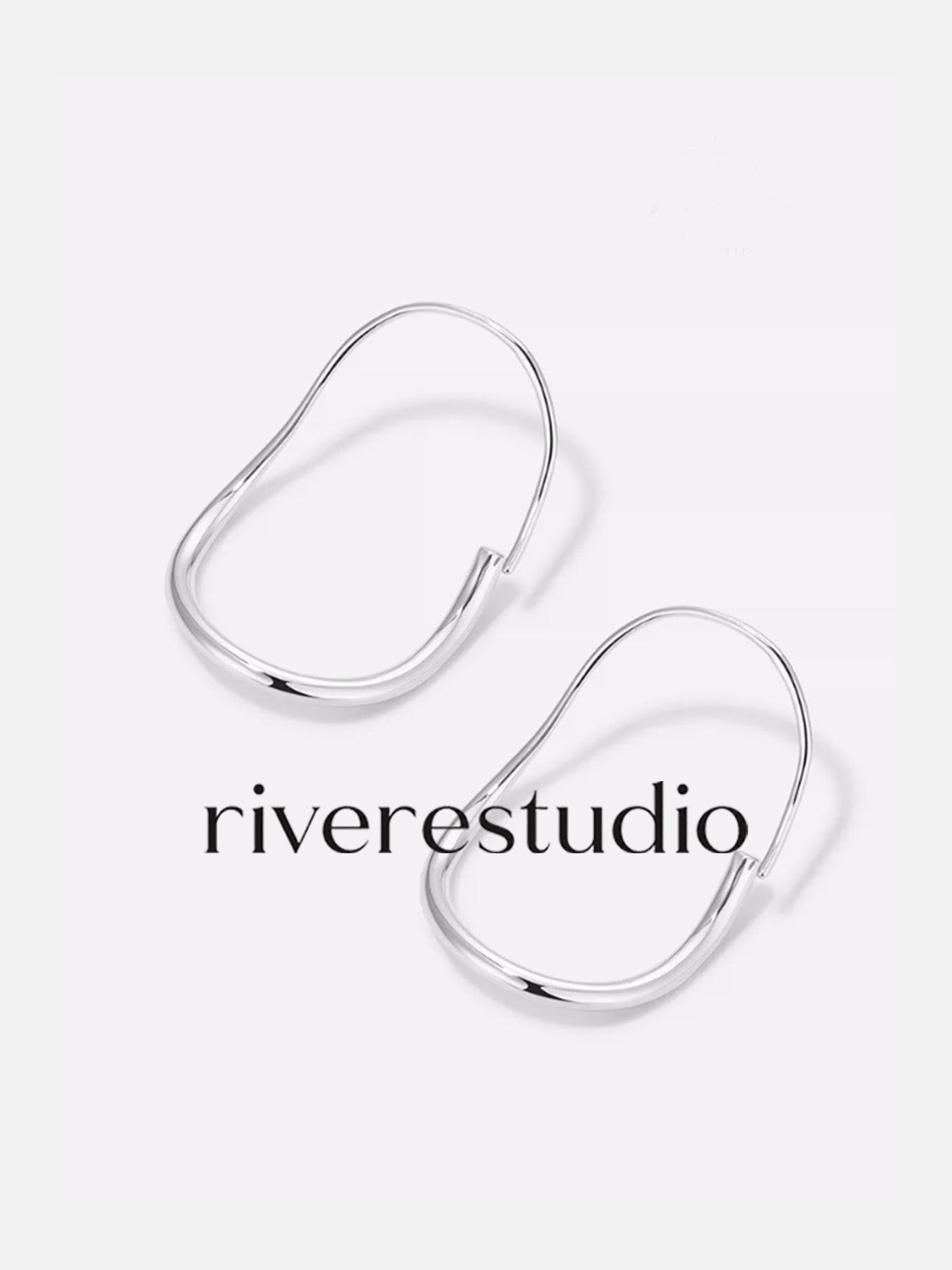 Noir Atelier Sculpted Silver Earrings