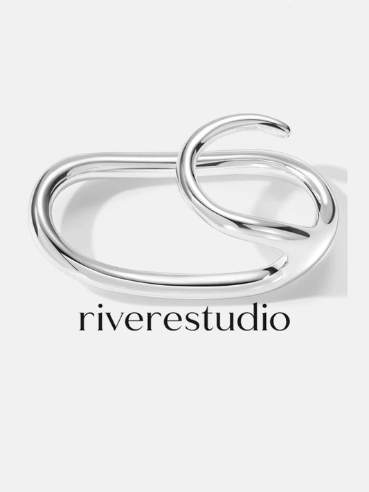 Doppio Forma Sculptural Twin-Finger Ring