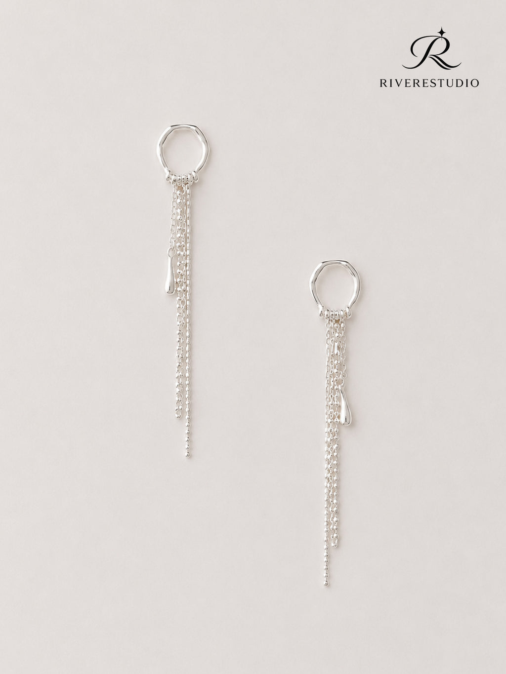 Sorella Fringe Abstract Earrings
