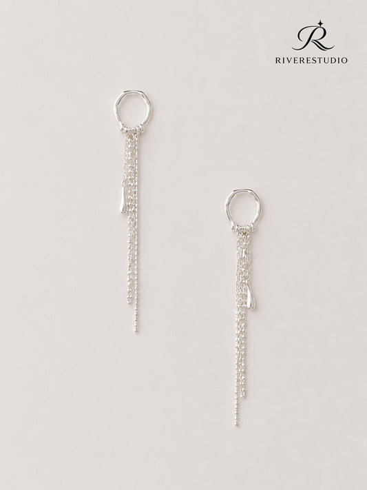 Sorella Fringe Abstract Earrings