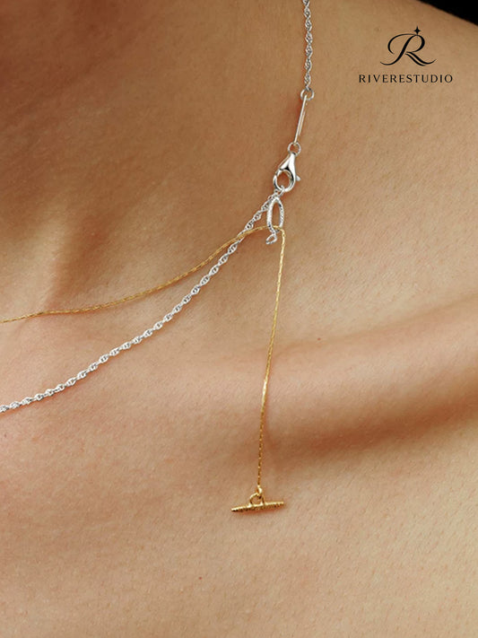 Venetia Gold Snakebone Necklace