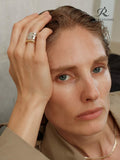 Oro Piegato Wrinkle Texture Gold Ring