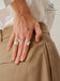 Helios Geometric Open Twin Ring