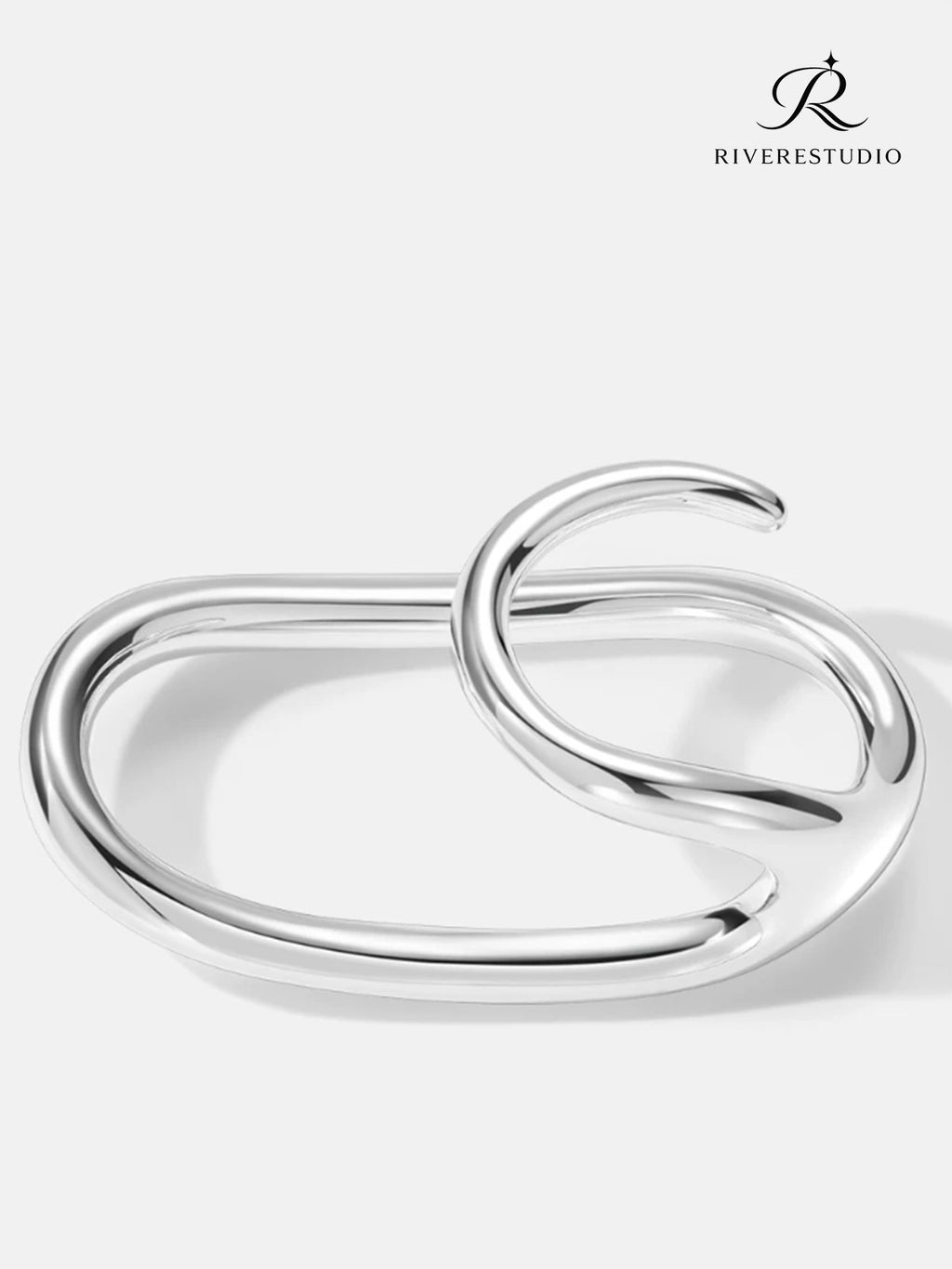 Doppio Forma Sculptural Twin-Finger Ring