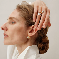 Oro Piegato Wrinkle Texture Gold Ring