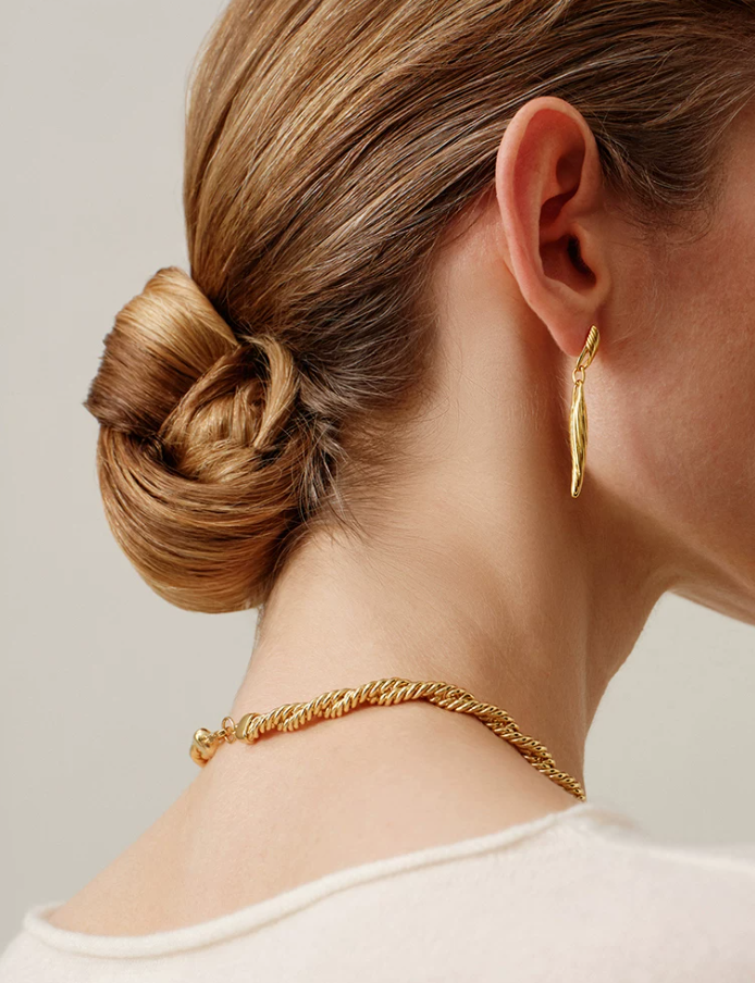 Roma Spiral Tassel Earrings