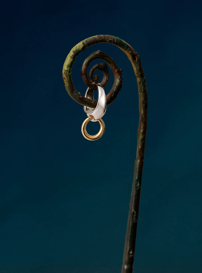 Aureline Contrast Sculptural Gold Ring