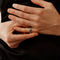 Aurelio Multi-Band Sterling Silver Ring