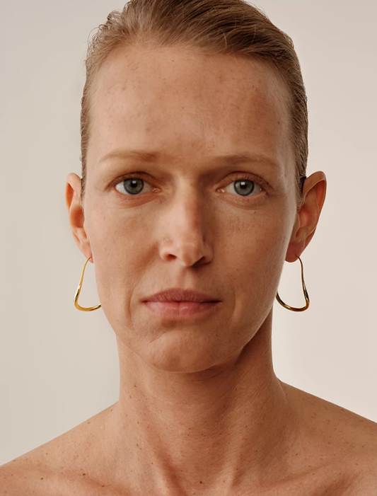Noir Atelier Sculpted Silver Earrings