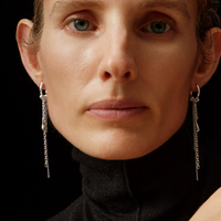 Sorella Fringe Abstract Earrings