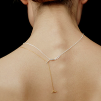 Venetia Gold Snakebone Necklace