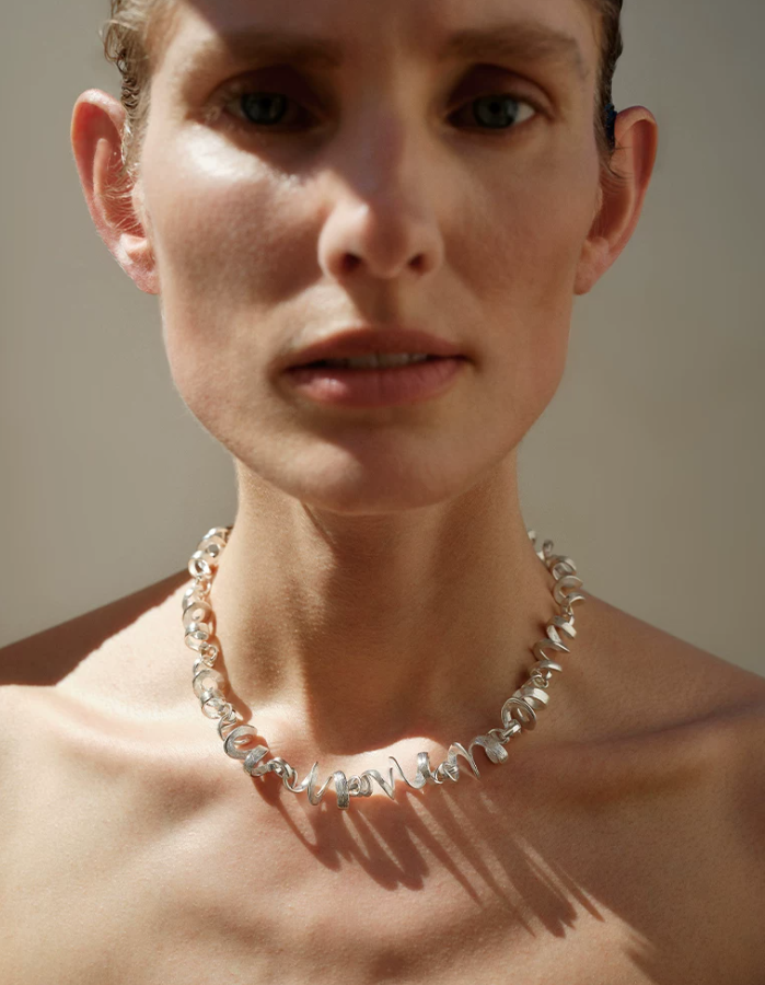 Argento Brushed Artisan Necklace