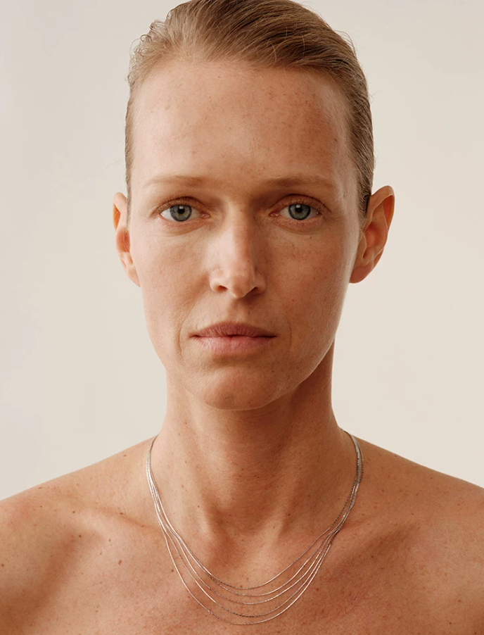 Serpentina Layered Snake Chain Necklace