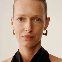Vecchio Matte Silver Hoops
