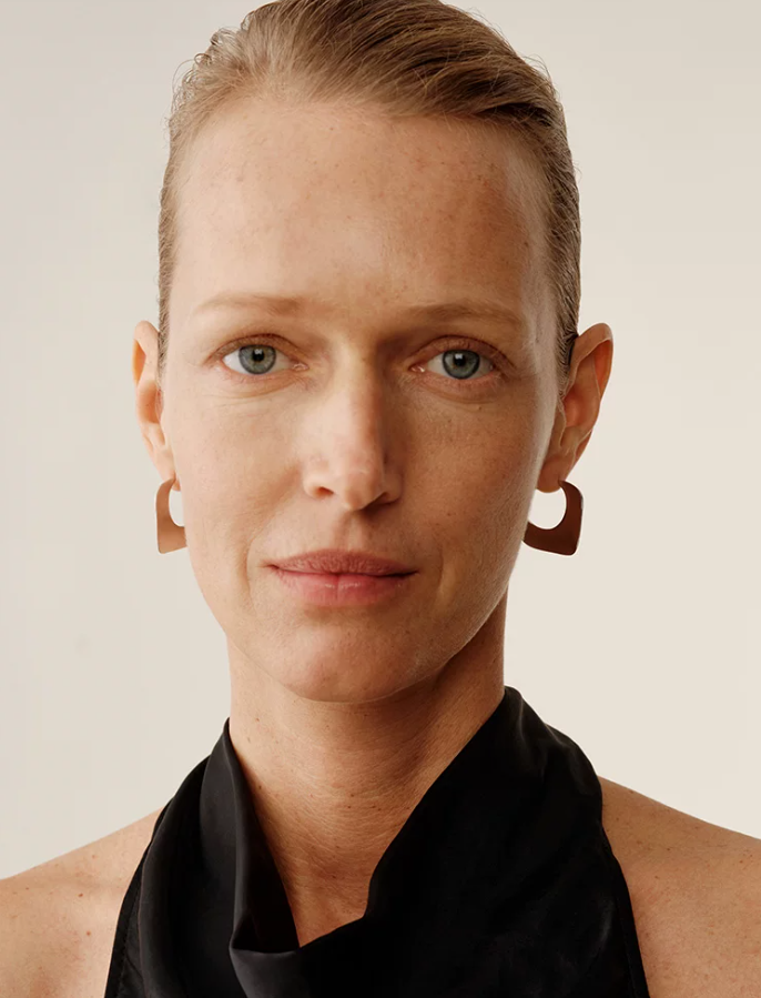 Vecchio Matte Silver Hoops