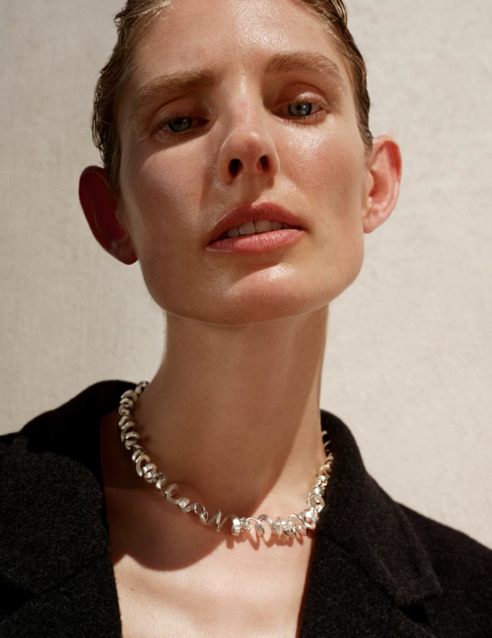 Argento Brushed Artisan Necklace