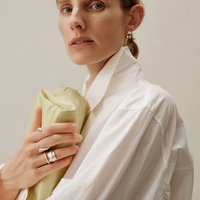 Oro Piegato Wrinkle Texture Gold Ring