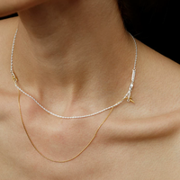 Venetia Gold Snakebone Necklace