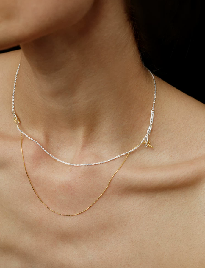 Venetia Gold Snakebone Necklace