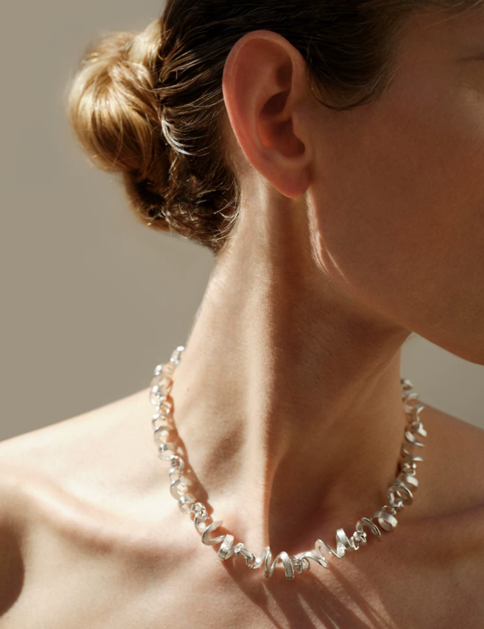 Argento Brushed Artisan Necklace