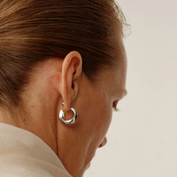 Celestia Luxe Silver Earrings
