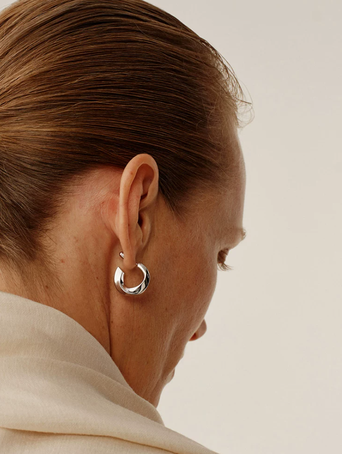 Celestia Luxe Silver Earrings