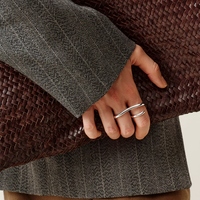 Doppio Forma Sculptural Twin-Finger Ring
